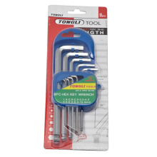 9PC шариковая ручка Hex Key Set (упаковка карточек)